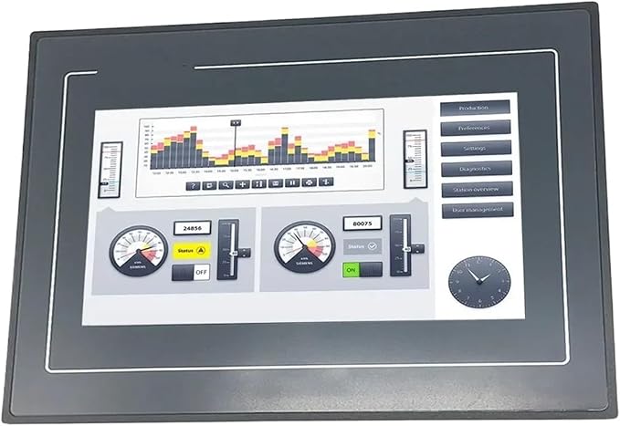 10 Inch HMI DOP 110CS 110WS 110CG 110IS 110IG DOP110CS DOP110DS DOP110WS DOP110IS Human Machine Interface Industrial(DOP-110CS)