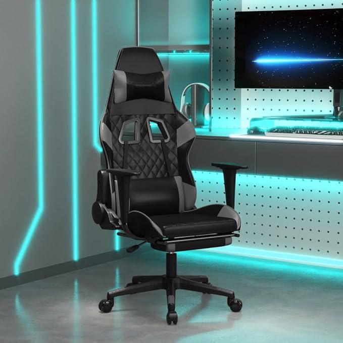 Gaming Chair Ergonomic Office Chair Desk Computer Adjustable Comfortable Lumbar Support with Reclining Feature