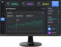 Lenovo D24-40 Monitor 23.8 FHD Display Tilt Stand HDMI and VGA Ports 75Hz Refresh Rate AMD FreeSync 250 nits Raven Black