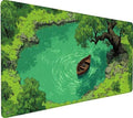 Mouse Pad XXL Boat River Gaming Mousepad 27.5x11.8x0.12 inch Mousepad with Stitched Edgeswith Non-Slip Rubber Base Improved Precision and Speed Waterproof Protector Desk Accessories Gifts L-S691