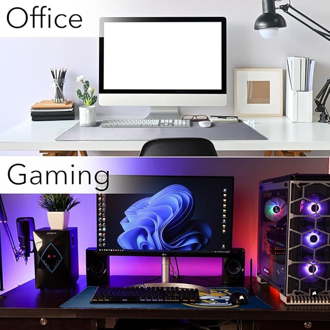 Averett University Cougars Primary Logo Large Gaming Mouse Pad Desk Mat with Stitched Edges Non-Slip Base for Gamer Home and Office 31.5 x 15.7