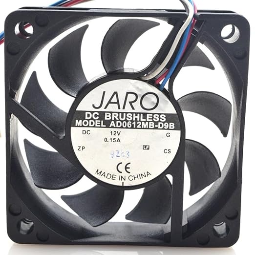 AD0612MB-D9B 12V 0.15A 60mm Ultra Quiet Cooling Fan for Laptops and Electronics