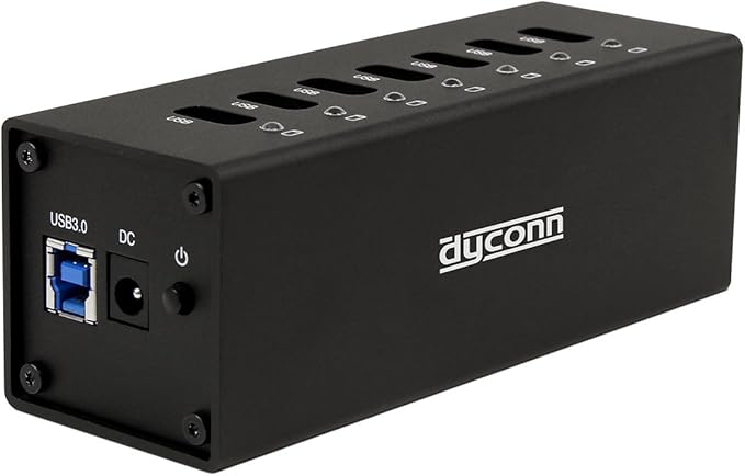 Power Hub SuperSpeed 9-Port 2-5A Charging Only Industrial Grade USB 3.0 Hub (HUBC7B)