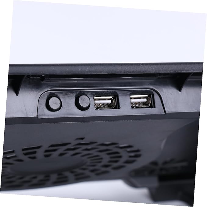 BESPORTBLE USB Laptop Cooling Pad with 5 Fans Cooling Device Adjustable Multi-Angle Stand Anti-Skid Base for Gaming and Office Use