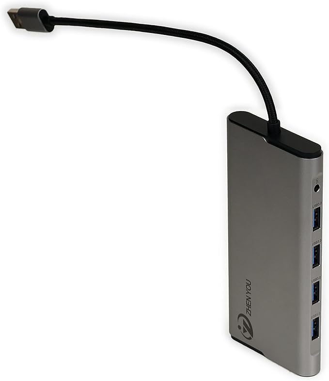 Type A to HDMI+USB3.0 * 4 SM768 chip Supports HDMI mirroring or Extended Screen Operation Mode. USB_A or Type A Adapter is Equipped with HDMI 4 USB Ports