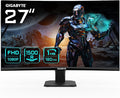 Gigabyte GS27FC 27 FHD Curved Gaming Monitor - 1920 x 1080 180Hz 1 250 cd/m² FreeSync Premium HDR Ready HDMI 2.0 DisplayPort 1.4