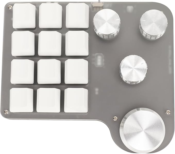 YWBL-WH Blue Switch Keyboard Customizable RGB Lighting Gaming KeyPad 3 Connectivity Options for Gaming Music Office Tasks