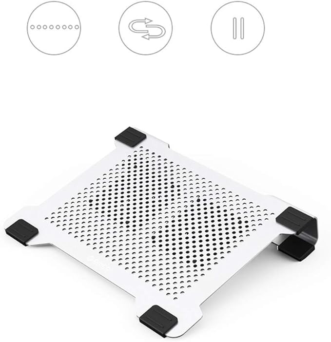 Gaming Laptop Cooler 12-15.6inch Strong WindDual USB 2.0 Ports Adjustable Mount Stand (Color : A)