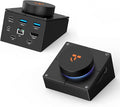 TobenONE 10-in-1 Shortcut-Key Docking Station with 4 Shortcut Button and Volume Knob USB C Dock with 4K@60Hz HDMI 100W PD 3 USB Ethernet Audio SD/microSD for MacBook Windows Chrome Mac mini