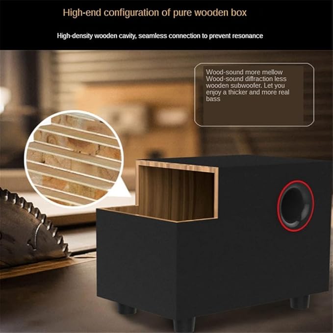 Computer Speakers for Desktop Multimedia 2.1 Desktop Computer Speaker LED Light Heavy Bass Subwoofer Home USB Power Supply for PC Laptop Cellphone