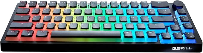 G.SKILL KM250 RGB 65% (67-Key) Mechanical Keyboard PBT Dual Injection Keycap (Black)