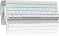 AULA WIN68 HE Mechanical Gaming Keyboard 60% Hall Effect Magnetic Switch Fast Trigger Mode Adjustable Actuation 8000Hz Polling Rate RGB Backlit Wired White Keyboard for Laptop/PC Gamer