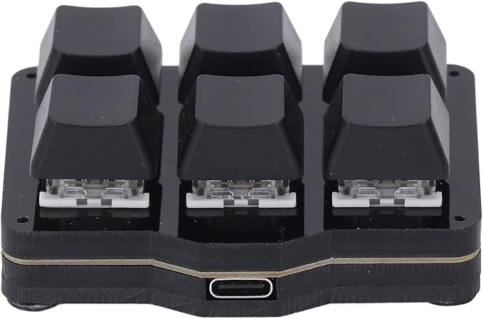 One Handed Macro Mechanical Keyboard Real Time Floating Window Better Control with 4 Modes of Macro for Gaming and Typing Multifunctional USB Keypad for