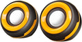 1 Pair Wired Mini Computer Speakers Horns for Laptop Desktop Phone 6W Powerful Audio Multimedia Loudspeaker(Black)