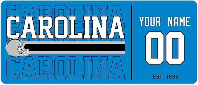 ANTKING Carolina Mouse Pad Custom Name and Number Desk Pad for Men Women Youth Gifts