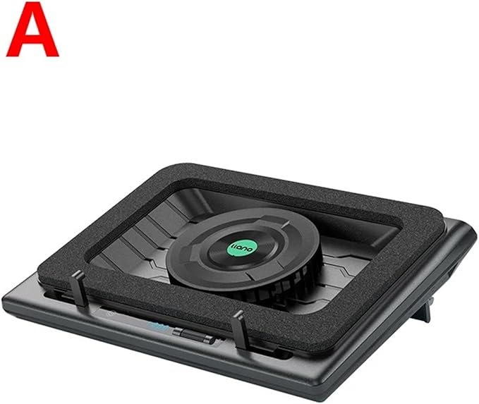 Gaming Laptop Cooling Pad Laptop Cooling Stand with 5.5inch External Cooling Fan Rapid Cooling Laptop 15.6-21inch(A Classic unlit)