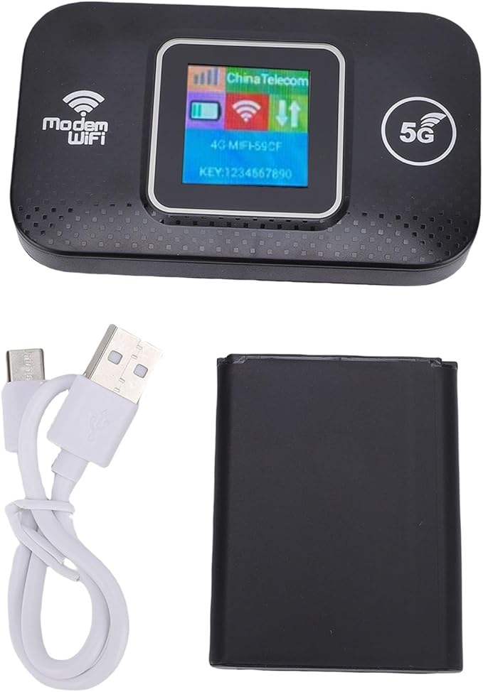 Yunseity 5G LTE Hotspot Router Stable Connection Fast Internet Speeds Multiband Support for Online ABS Material