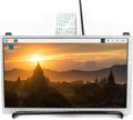 waveshare 7inch Display Compatible with Raspberry Pi 4B/3B+/3B/2B/B+/A+/Zero/Zero W/WH/Zero 2W Series Boards 1024×600 Resolution DPI Interface IPS No Touch