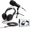 Podcast MIC Pack Microphone and ZHP-1 Headphone Recording Set for Professional Sounding PodcastPMP