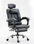 Office Chair Gaming Chair Computer Chair Home Office Reclining Lounge Chair Lift Rotary Chair Footstool Executive Chair Lunch Lounge Chair (Color : D Size : Light Grey)