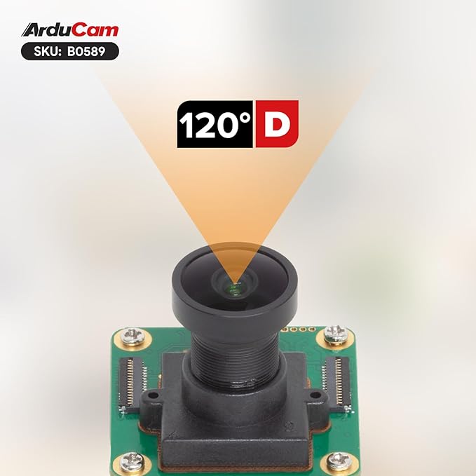 Arducam USB3.0 Camera Module 60FPS@1080P High Speed USB Camera 4K HDR Wide Angle Webcam with 145°D M12 Lens for Windows Linux