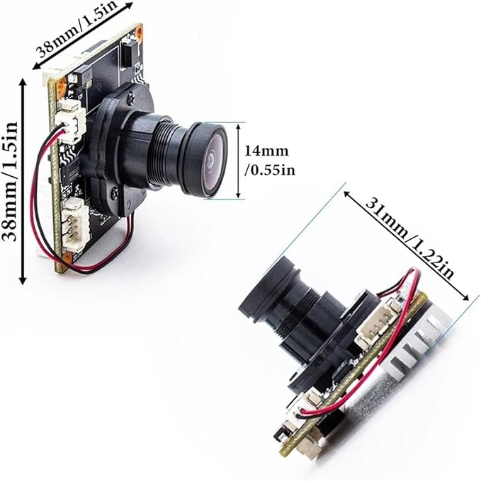 Industrial 4MP 4K Network Camera Module 1 2 Cmos M12 3 High Resolution Distortionless Security Camera Play for Webcam
