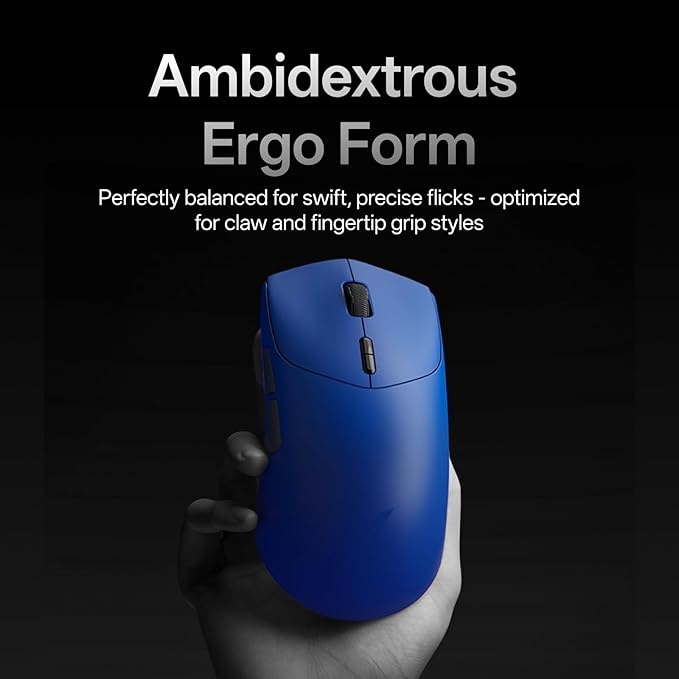 Rapoo VT7 Wireless Gaming Mouse True 8K Wireless Polling Rate 53g Lightweight Up to 750 Hr Battery Nordic nRF54L15 MCU 100-Million Mechanical Switch 10 Programmable Buttons Macro Enabled