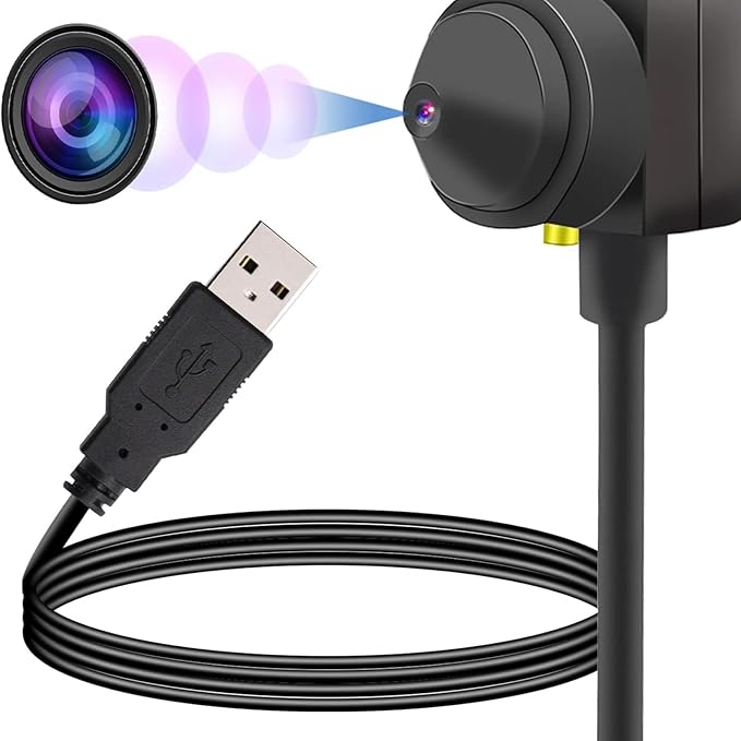 FOSA 1080P Center Webcam HD USB Web Eye to Camera with Built in Noise Reduction Microphone for Video Conferencing Recording