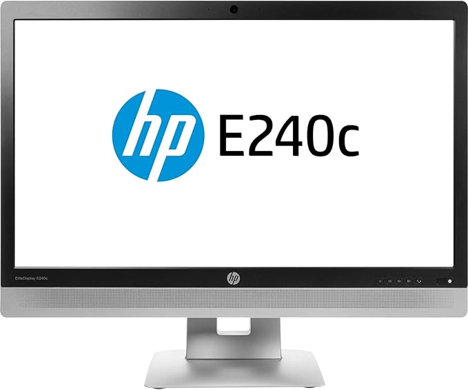 HP EliteDisplay E240c 23.8in Video Conferencing Monitor (M1P00A8#ABA) (Renewed)