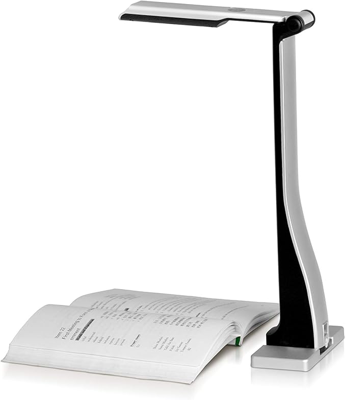 ScannerCam 22 Portable 8.0 MP USB Document Camera with Built-in Mic and LED Light for MAC PC Chromebook. Designed for Online Learning Web Meeting and Document Scanning