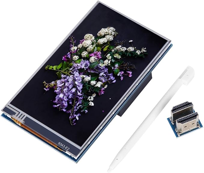 4 inch LCD Display DC 5V IPS HD Display Screen HDMI Display 4-Inch Screen Resistive Touch for Raspberry Pi