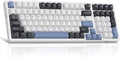 MageGee LIGHT100 Wireless Creamy Keyboard Gasket Structure Hot Swappable Tri-Mode 2.4G/USB-C/BT5.0 RGB Backlit Mechanical Gaming Keyboard for Win/Mac/PC PBT Keycap 4000mAh Battery Blue