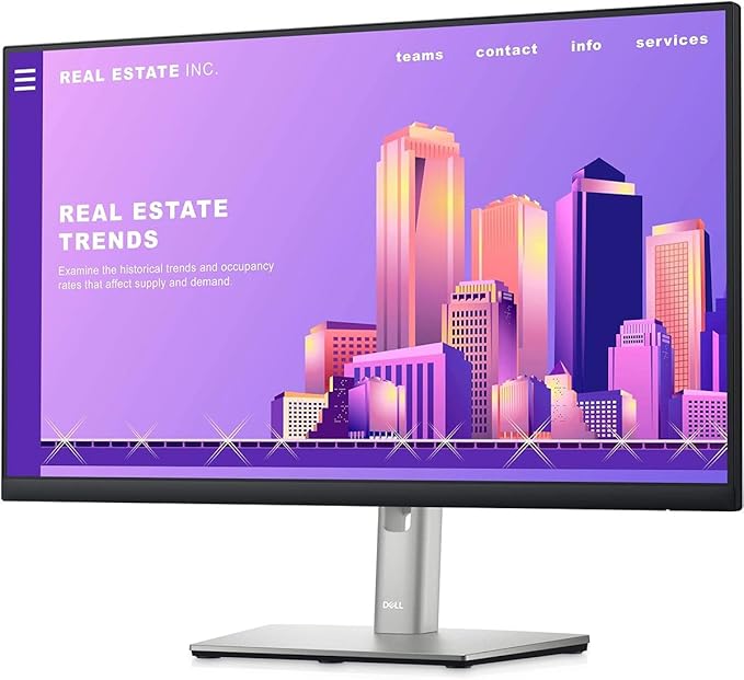 Dell 24 Monitor - P2422H - Full HD 1080p IPS Technology Comfortview Plus Technology (Renewed) Black