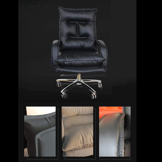 Mlaea Desk Chairs for Bedroom Living Room Chair with Adjustable Height and Backrest Racing Gaming Chair 55 * 45 * 114-120CM(Color:#4)