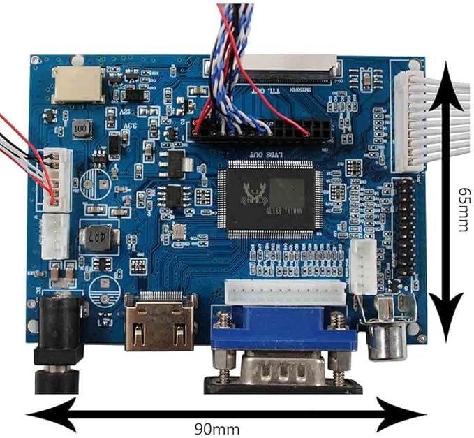 VSDISPLAY 7 7 Inch 1280X800 IPS LCD Screen N070ICG-LD1 with VGA 2AV LCD Controller Board