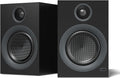 Bluetooth Bookshelf Speakers 75W Powered Active Speaker with 4 Inch Woofer HiFi Speaker with aptX Bluetooth USB for Home Studio Gaming Set of 2 Black