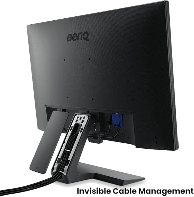 BenQ GW2480 Computer Monitor 24 FHD 1920x1080p | IPS | Eye-Care Tech | Low Blue Light | Anti-Glare | Adaptive Brightness | Tilt Screen | Built-in Speakers | DisplayPort | HDMI | VGABlack