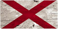 Rustic Distressed Alabama Flag Large Gaming Mouse Pad Desk Mat with Stitched Edges Non-Slip Base for Gamer Home and Office