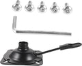 Chair Tilt Control Mechanism Heavy Duty Swivel Base Mount for Office Gaming and Desk Chairs Sturdy Construction Design