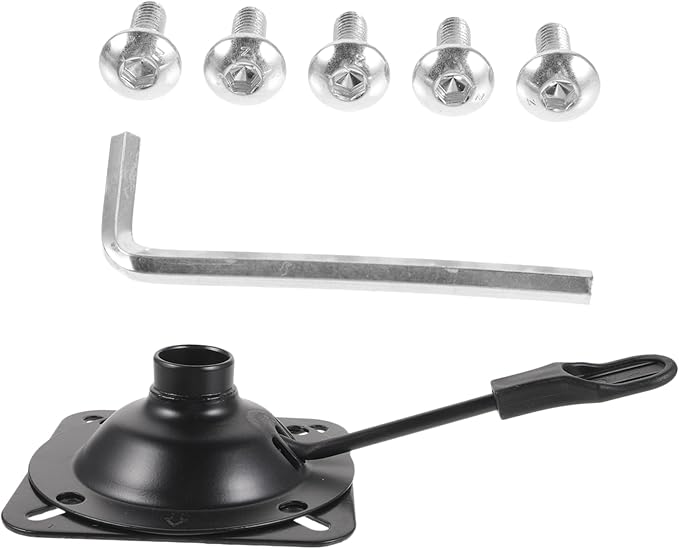 Chair Tilt Control Mechanism Heavy Duty Swivel Base Mount for Office Gaming and Desk Chairs Sturdy Construction Design