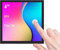 4inch DPI LCD Square Capacitive Touch Screen Compatible with Raspberry Pi 5/4B/3B+/3B/2B/Zero/Zero W/WH/Zero 2W 720x720 Resolution IPS Display Toughened Glass Cover Low Power Solution