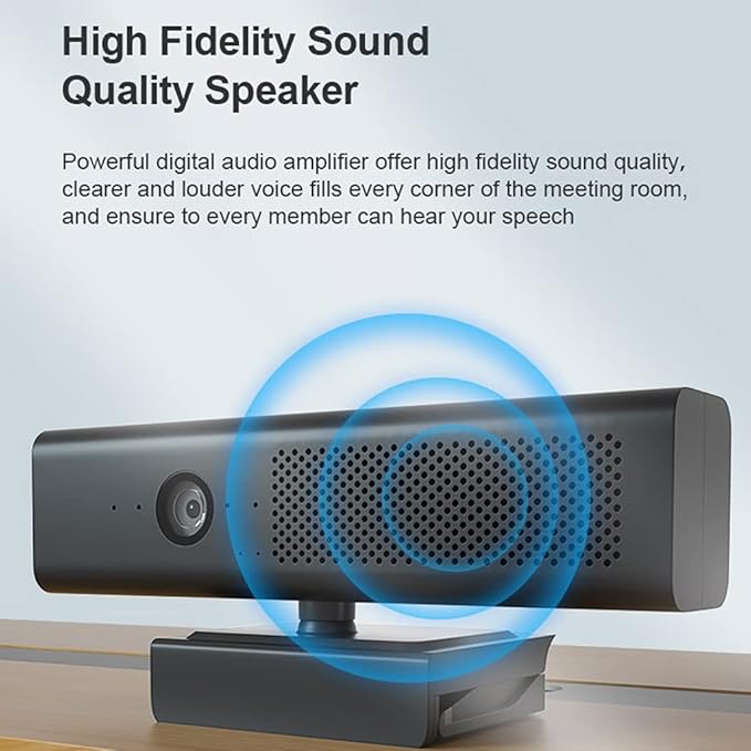 1080p Business Webcam with Privacy Camera with Built-in Microphone Full High Plug
