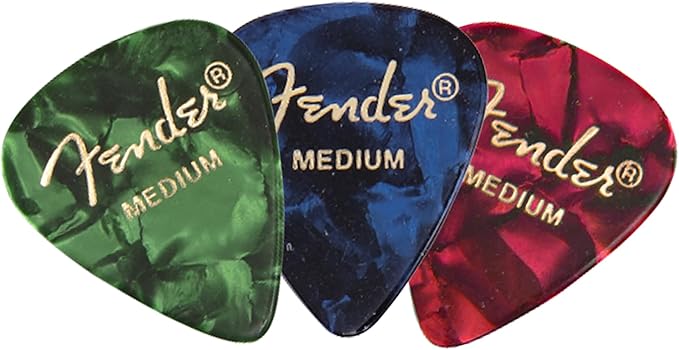 Fender Square Mousepad - Grill Cloth Bundle with Picks