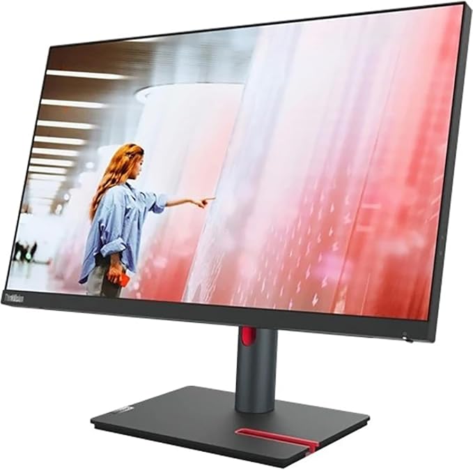Lenovo ThinkVision P24q-30 24 Class WQHD LED Monitor - 16:9 - Raven Black