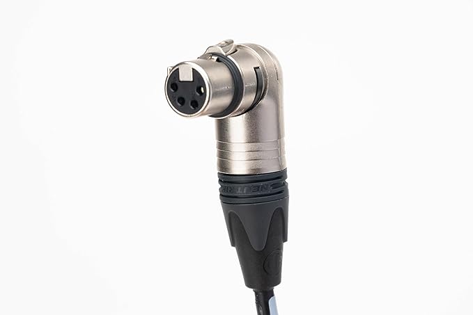 REI 480015 Professional Handheld PA Microphone 4-Pin Omni-Directional with Heavy Duty 3FT Coiled Cord 300-6000 Hz Superior Sound Quality &amp Durability