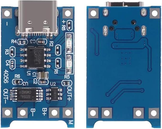 4-Pack OV7670 VGA CMOS Camera Modules (I2C 640x480) for Arduino/ARM/FPGA + 10 TP4056 Type-C 1A 18650 Lithium Battery Charger Modules with Dual Protection