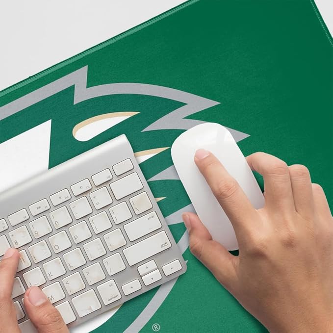 Georgia Gwinnett College Grizzlies Primary Logo Large Gaming Mouse Pad Desk Mat with Stitched Edges Non-Slip Base for Gamer Home and Office 31.5 x 15.7