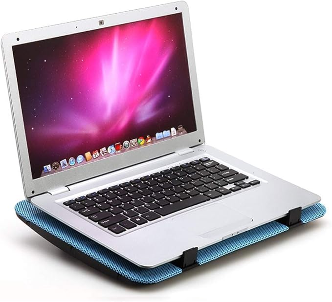 Computer Radiator 15.6-17 Inch Laptop Cooler Cooling Pad - Slim Portable USB Powered (2Fans)