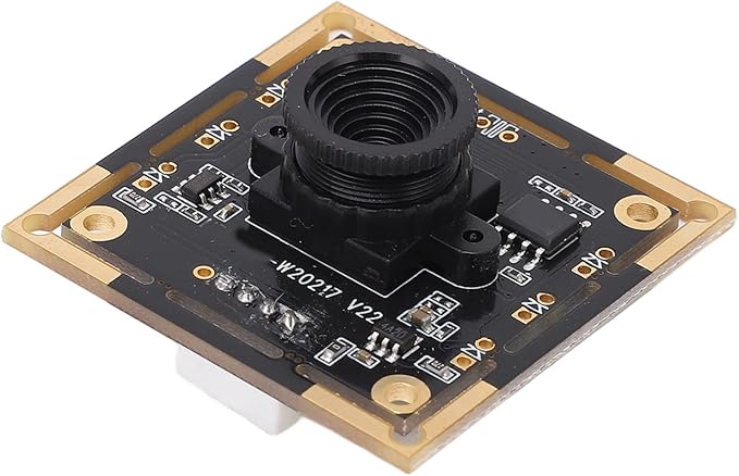 USB Camera Module 1MP 720P 60 Degree View 30FPS Frame Rate Black - QR Code Scanning Face Recognition USB Plug and Play