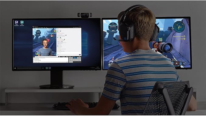Logitech 1080p Pro Stream Webcam for HD Video Streaming and Recording at 1080p 30FPS